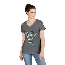 Load image into Gallery viewer, Turquoise Til I Die V-Neck T-Shirt