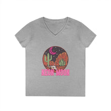 Load image into Gallery viewer, Neon Moon V-Neck T-Shirt
