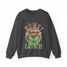 Load image into Gallery viewer, Howdy Grinch Crewneck Sweatshirt
