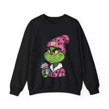 Load image into Gallery viewer, Coffee Grinch Crewneck Sweatshirt
