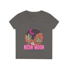 Load image into Gallery viewer, Neon Moon V-Neck T-Shirt
