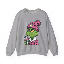 Load image into Gallery viewer, Coffee Grinch Crewneck Sweatshirt
