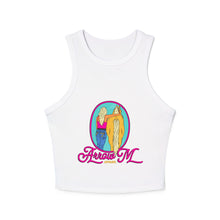 Load image into Gallery viewer, AMA Retro Graphic Racer Tank Top for Women - Summer Casual Wear
