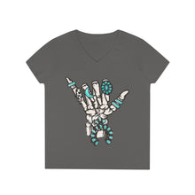 Load image into Gallery viewer, Turquoise Til I Die V-Neck T-Shirt
