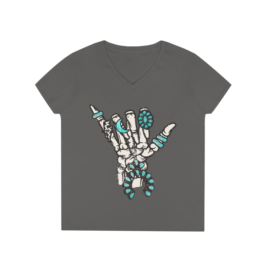 Turquoise Til I Die V-Neck T-Shirt