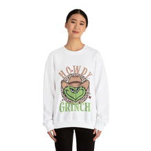 Load image into Gallery viewer, Howdy Grinch Crewneck Sweatshirt
