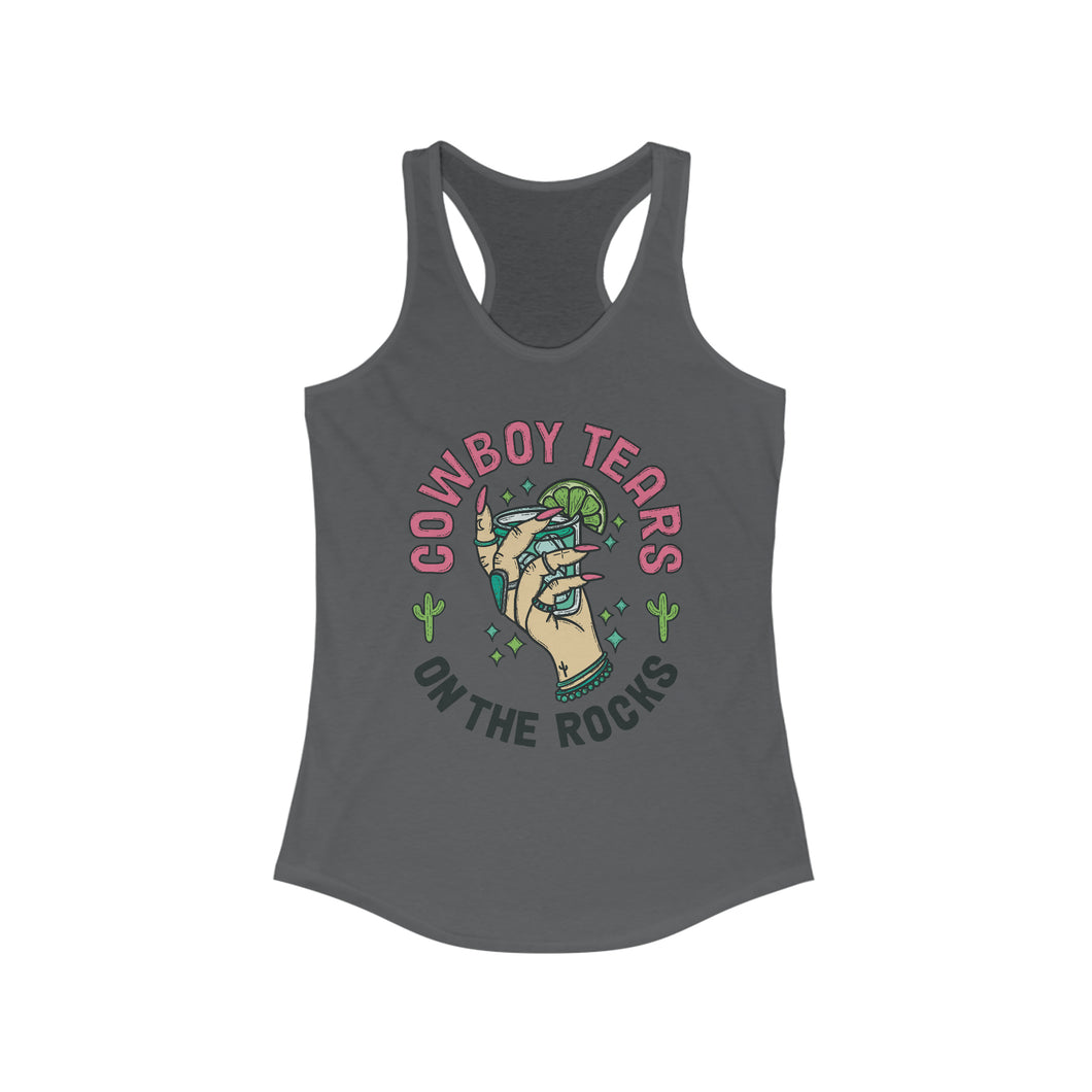 Cowboy Tears Racerback Tank