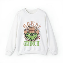 Load image into Gallery viewer, Howdy Grinch Crewneck Sweatshirt
