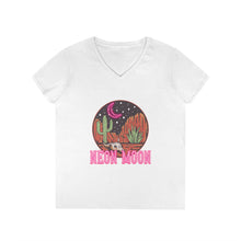 Load image into Gallery viewer, Neon Moon V-Neck T-Shirt
