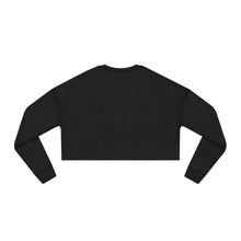 Load image into Gallery viewer, Arrow M Apparel goth logo Women&#39;s Cropped Sweatshirt
