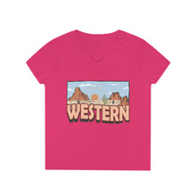 Load image into Gallery viewer, Western V-Neck T-Shirt
