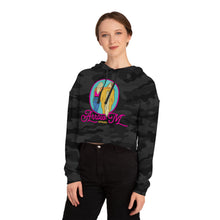 Load image into Gallery viewer, Arrow M 7s are 7ing Cropped Hooded Sweatshirt
