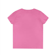 Load image into Gallery viewer, Arrow M Bubble Gum V-Neck T-Shirt
