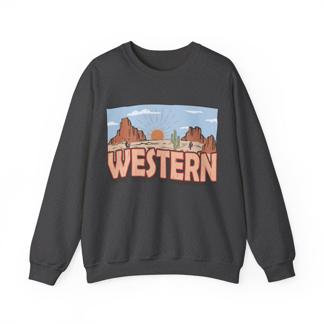 Western Crewneck Sweatshirt