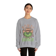 Load image into Gallery viewer, Howdy Grinch Crewneck Sweatshirt
