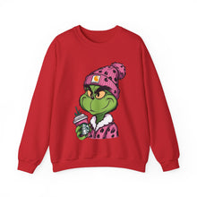 Load image into Gallery viewer, Coffee Grinch Crewneck Sweatshirt
