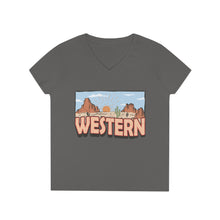 Load image into Gallery viewer, Western V-Neck T-Shirt
