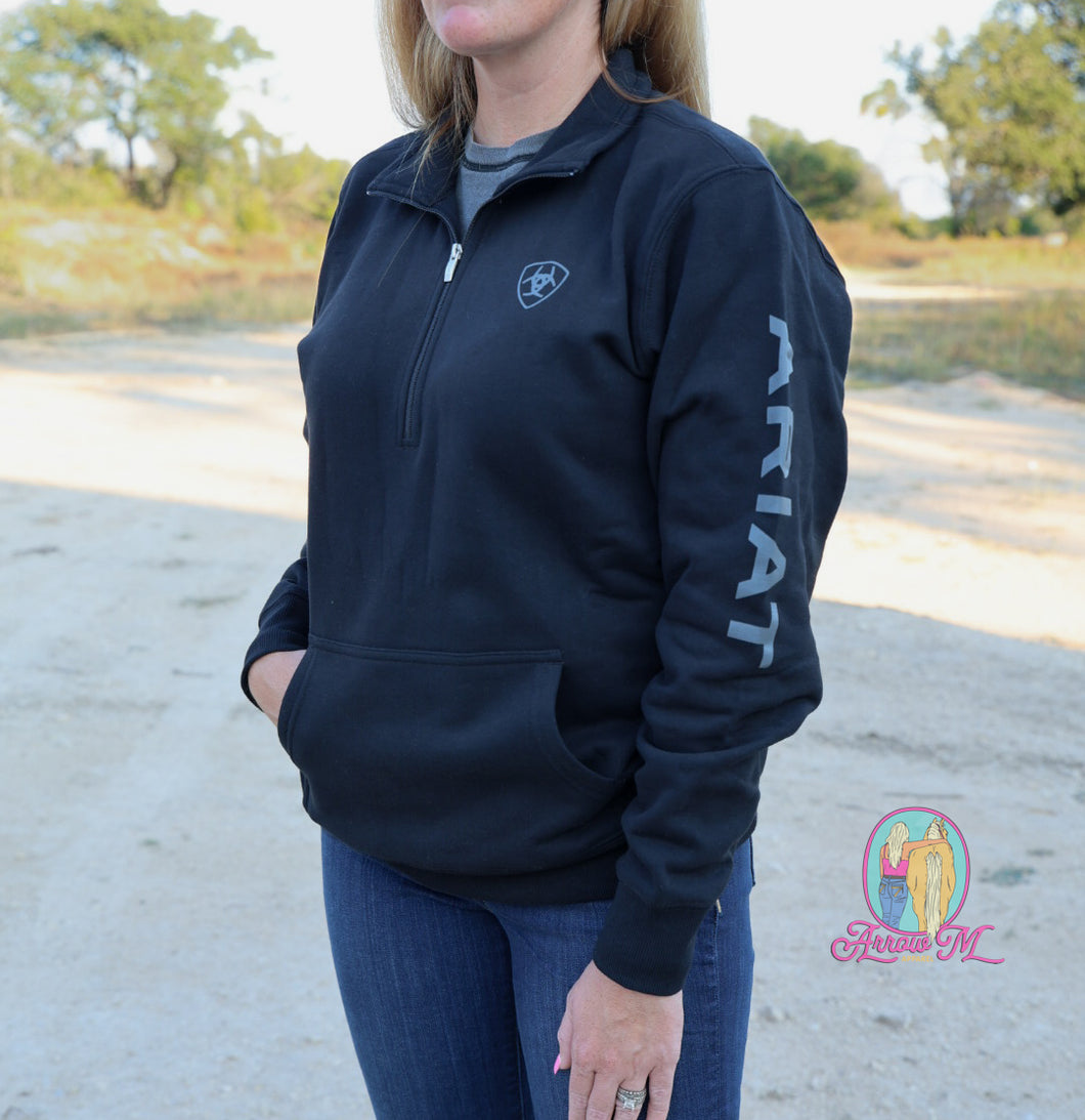 Ariat Logo 1/2 Zip Sweatshirt