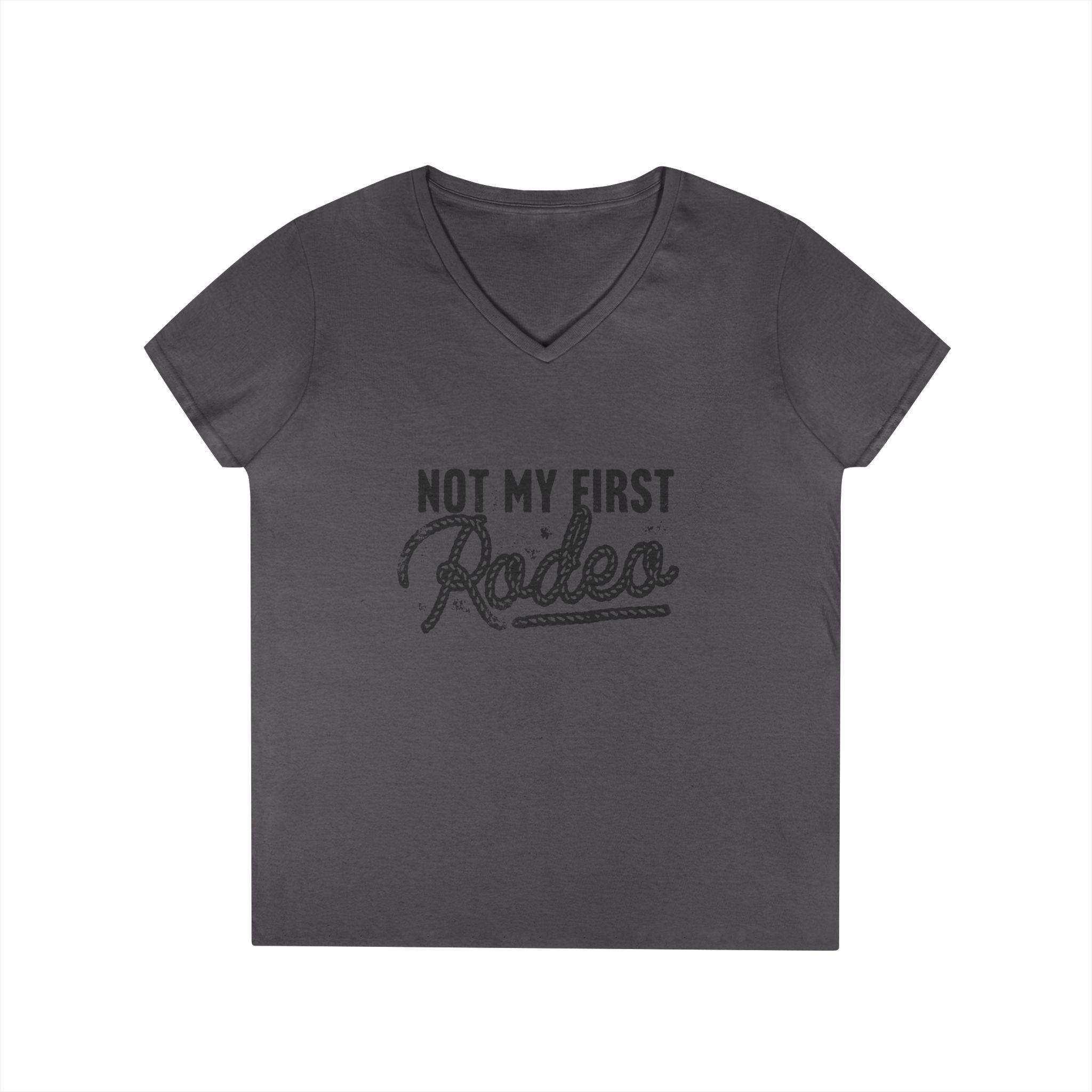 Not My First Rodeo V-Neck T-Shirt – Arrow M Apparel