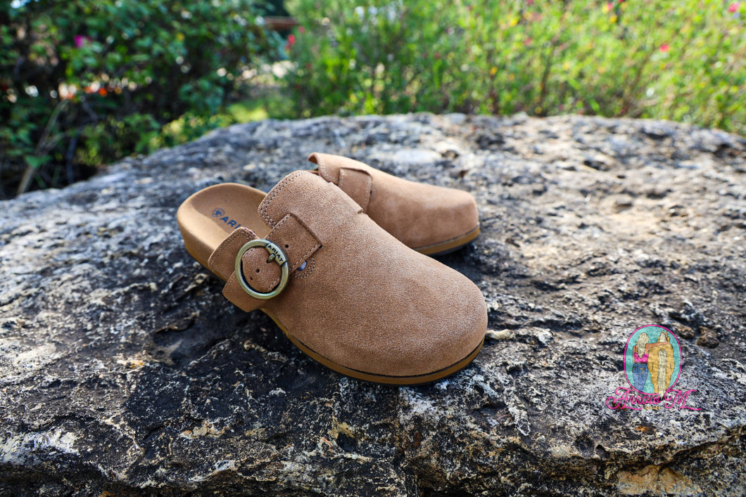 Ariat Country Mule--Caramel Suede