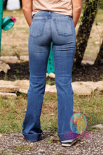 Load image into Gallery viewer, Haala Bella Trousers-- Indigo Stone With Black Stitching
