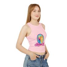 Load image into Gallery viewer, AMA Retro Graphic Racer Tank Top for Women - Summer Casual Wear
