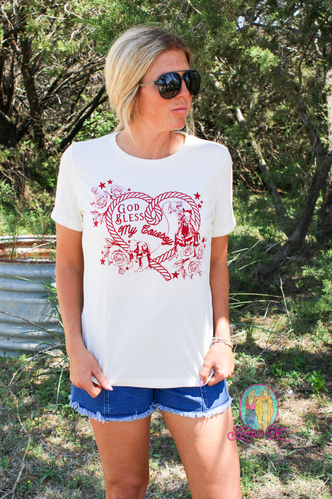 Bless My Cowboy Tee