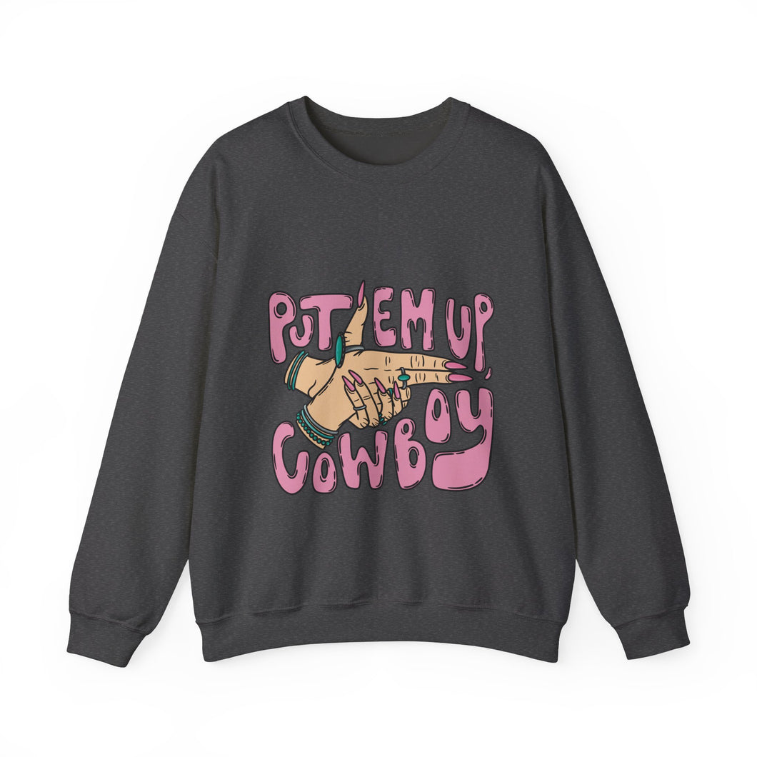 Put Em Up Cowboy Crewneck Sweatshirt