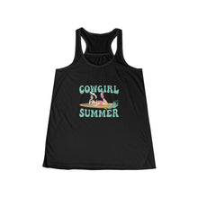 Load image into Gallery viewer, Cowgirl Summer Flowy Racerback Tank
