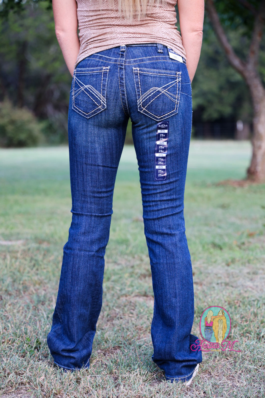 Ariat R.E.A.L. Mid Rise Corinne Boot Cut Jean
