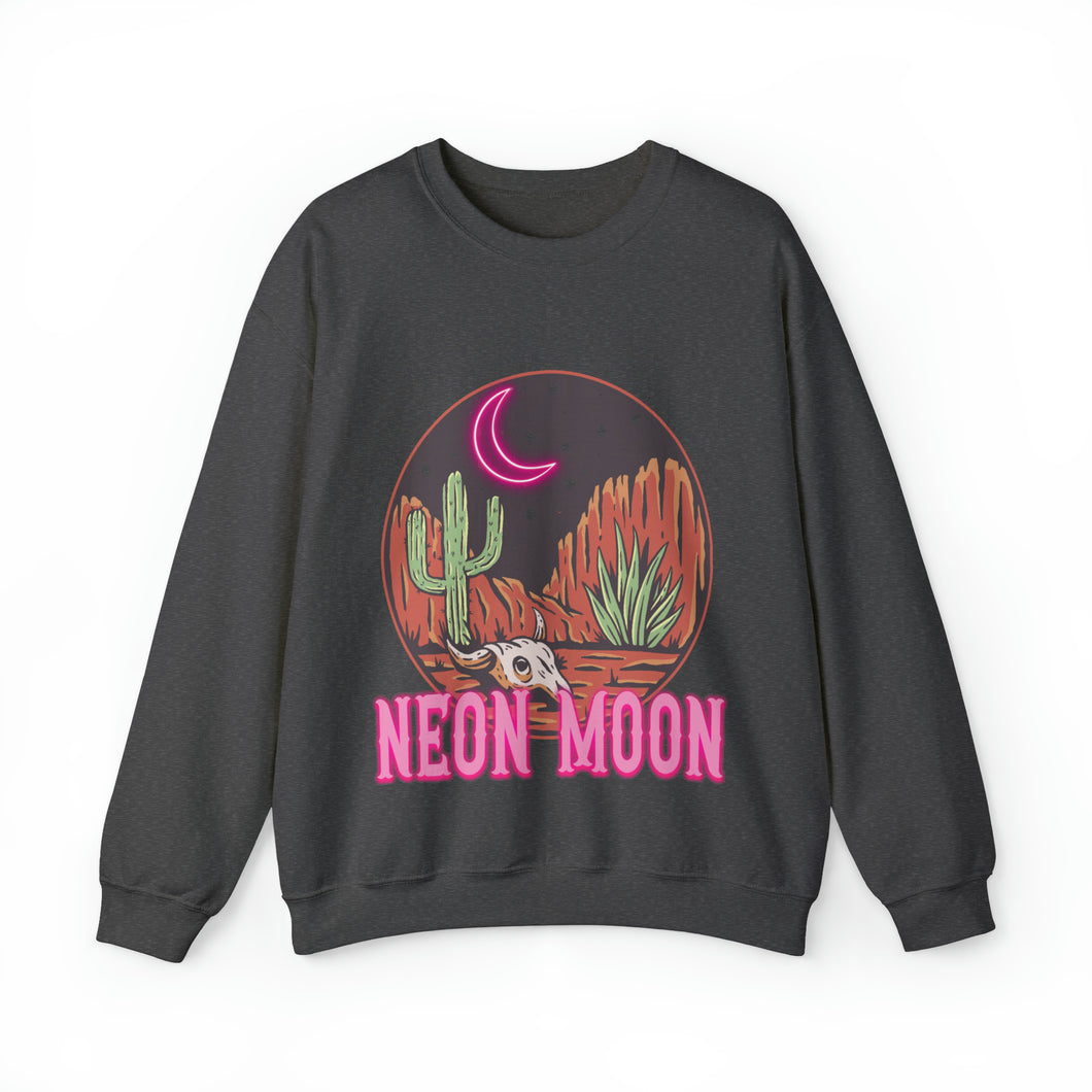 Neon Moon Crewneck Sweatshirt