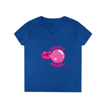 Load image into Gallery viewer, Arrow M Bubble Gum V-Neck T-Shirt
