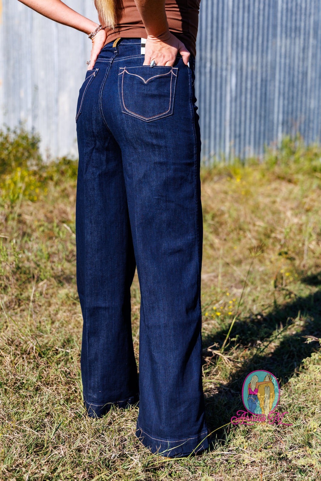 Ariat Ultra High Rise Veronica Wide Leg Jean