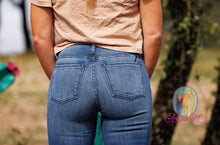 Load image into Gallery viewer, Haala Bella Trousers-- Indigo Stone With Black Stitching
