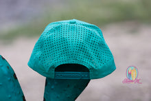 Load image into Gallery viewer, Arrow M Cap--Seafoam Green &amp; Pink
