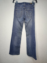 Load image into Gallery viewer, 25R Ariat Trouser Mid Rise Stretch Baseball Stitch Wide Leg Jean
