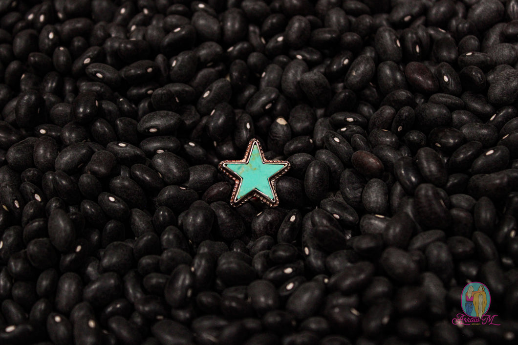 Turquoise Star Ring Size 6