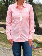 Load image into Gallery viewer, Ariat Team Kirby Shirt--Tropical Peach Geo
