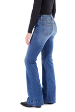 Load image into Gallery viewer, Haala Bella Trousers-- Indigo Stone With Gold Stitching.
