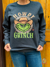 Load image into Gallery viewer, Howdy Grinch Crewneck Sweatshirt
