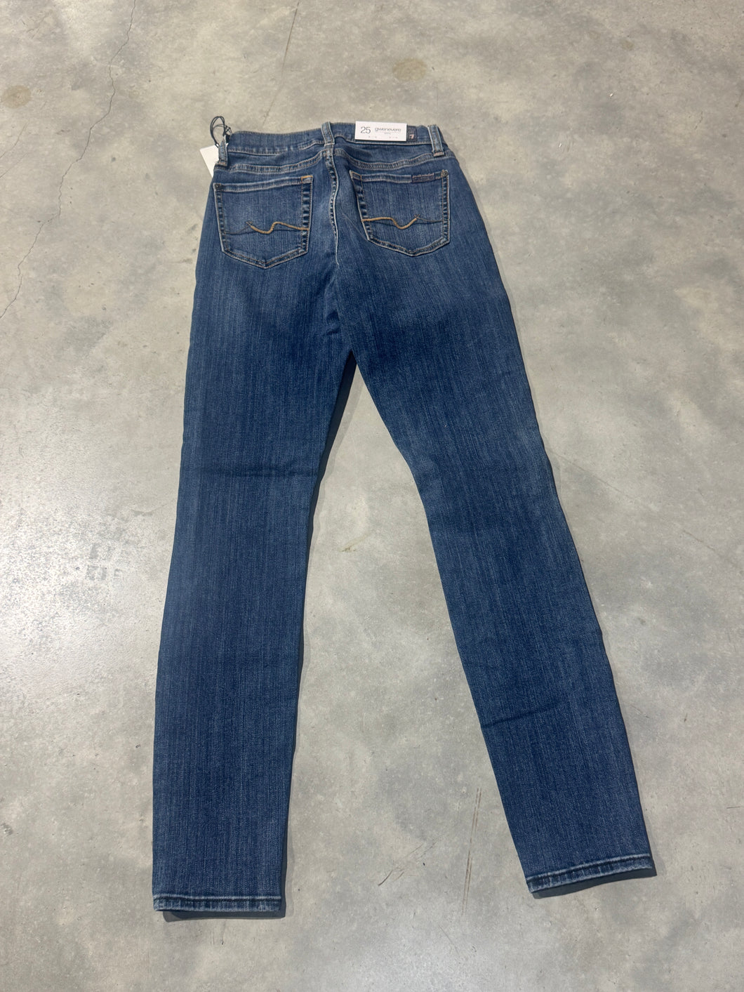 7FAMK Gwenevere Skinny--Medium Wash