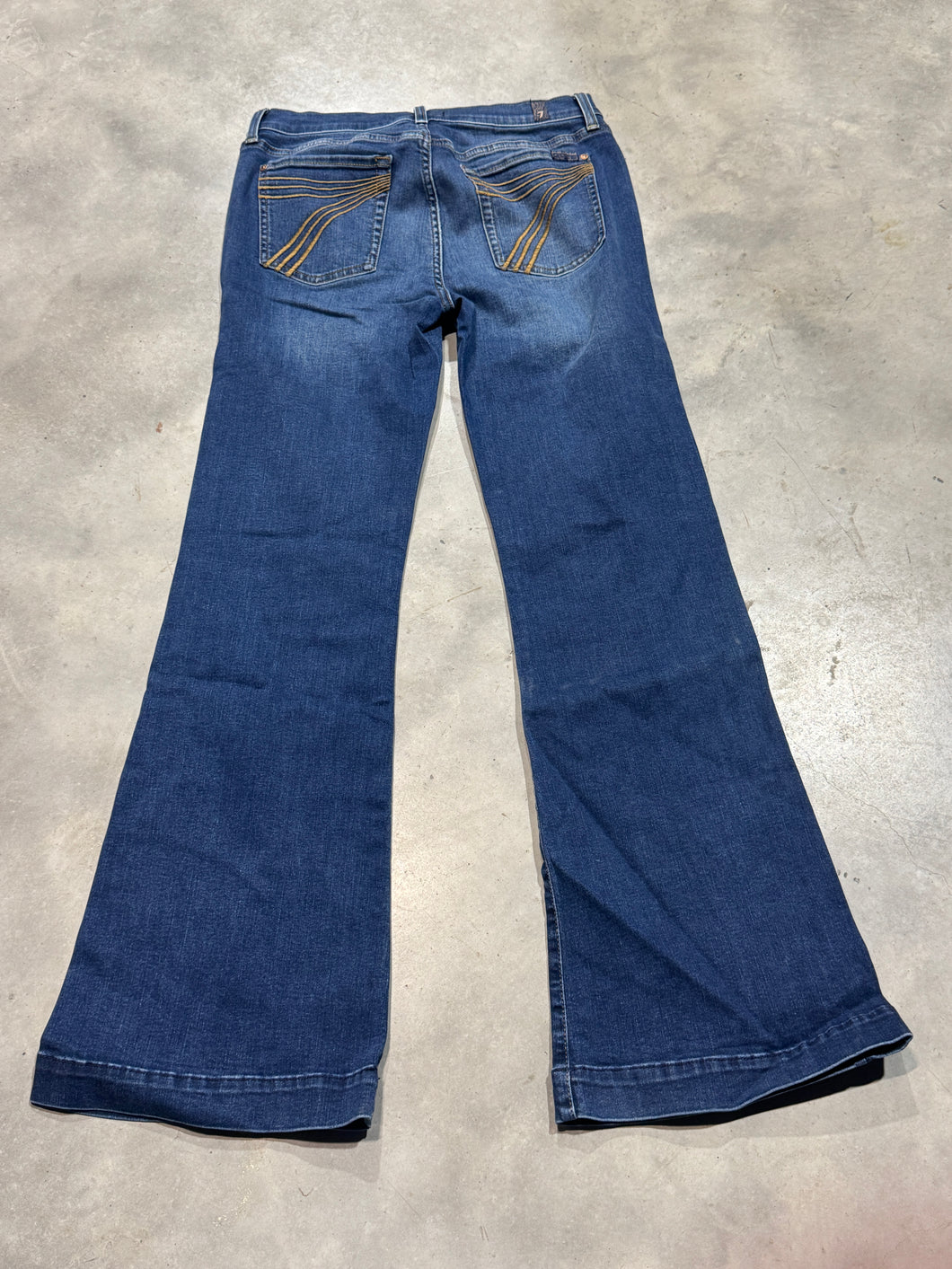 Size 29 Medium Wash Gold Pocket Tailorless